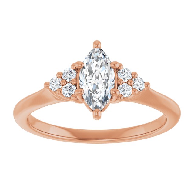 marquise-10K Rose gold