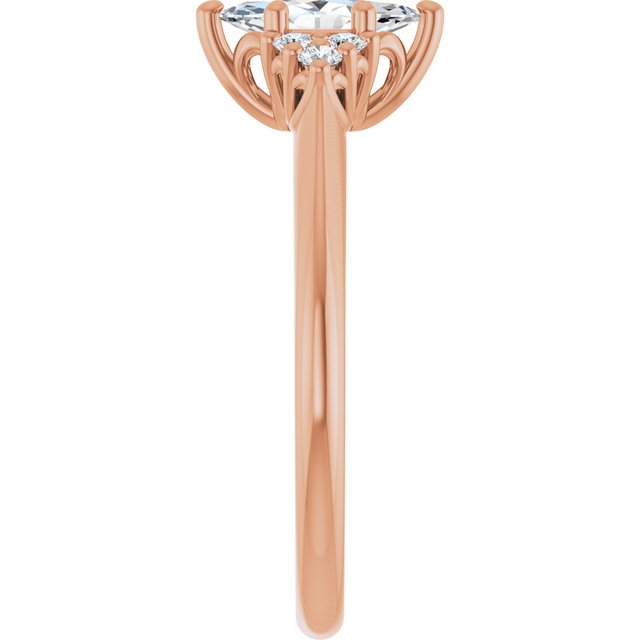 marquise-10K Rose gold