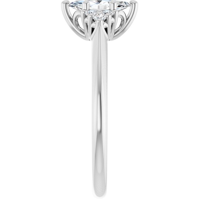 marquise-14K White gold