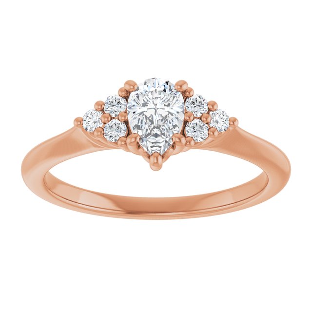 pear-14K Rose gold