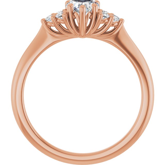 heart-14K Rose gold