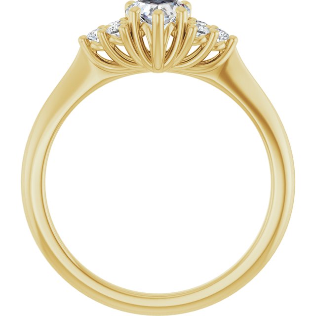 heart-14K Yellow gold