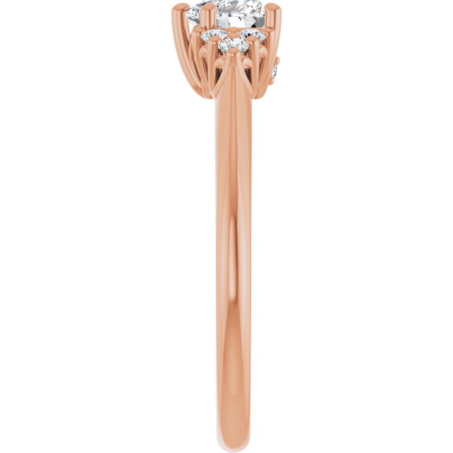 heart-14K Rose gold