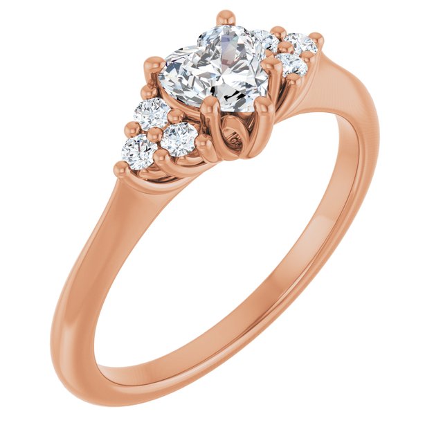 heart-18K Rose gold