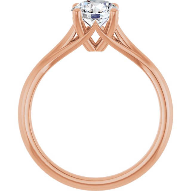 round-10K Rose gold