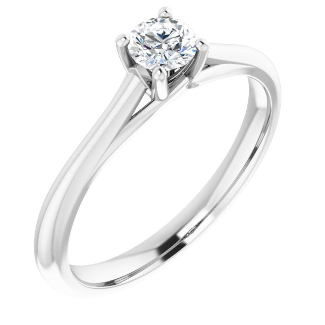 round-18K White gold