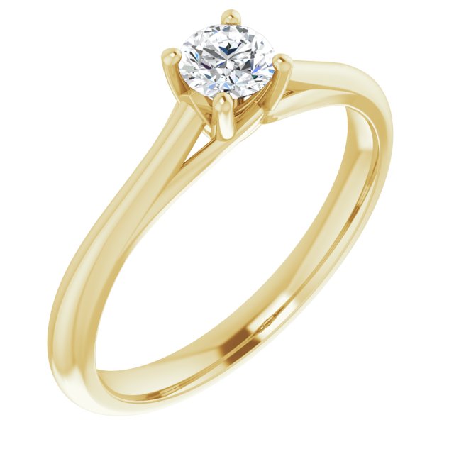 round-10K Yellow gold