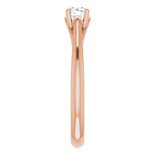 round-14K Rose gold