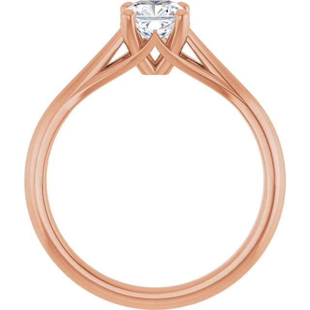 cushion-14K Rose gold