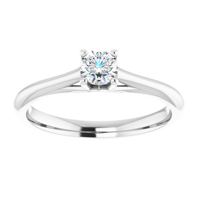 round-14K White gold