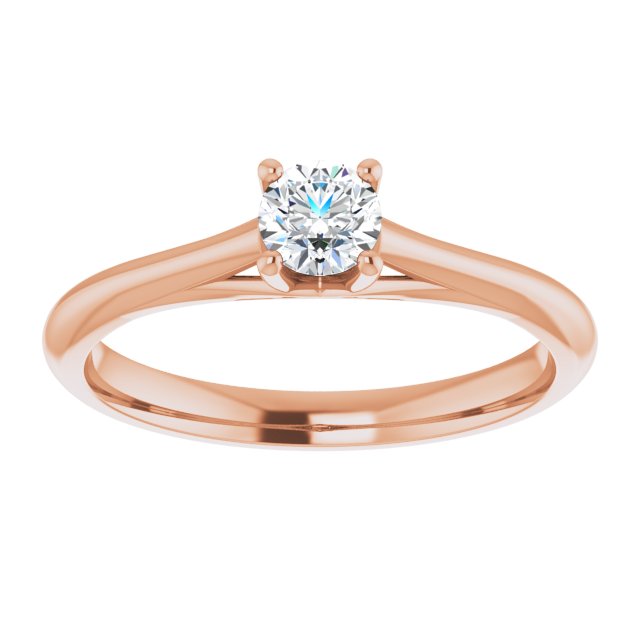 round-18K Rose gold
