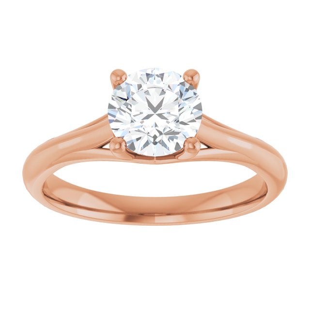 round-10K Rose gold