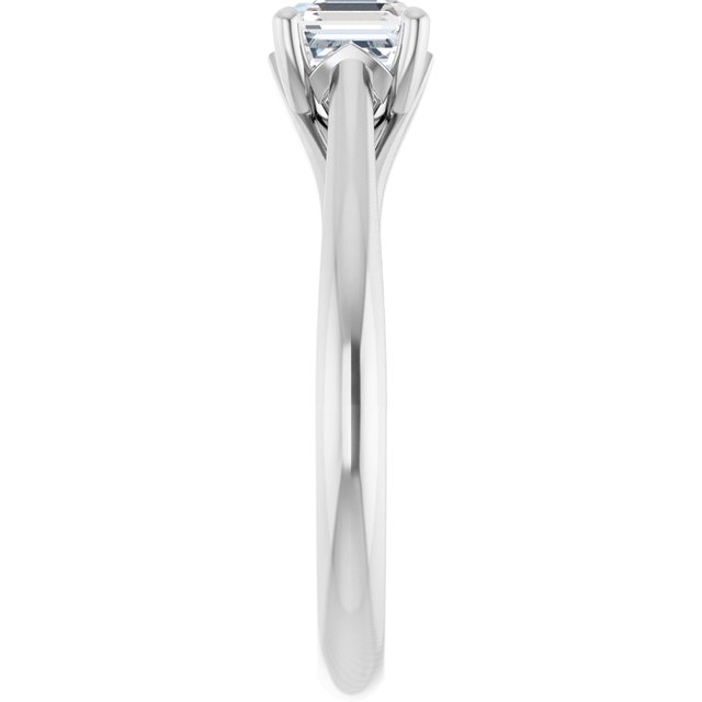 asscher-14K White gold