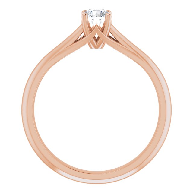 round-18K Rose gold
