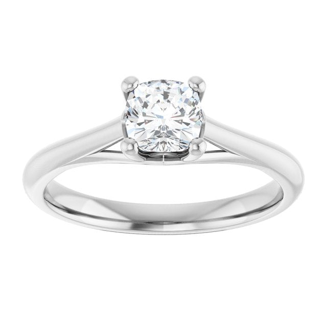 cushion-14K White gold