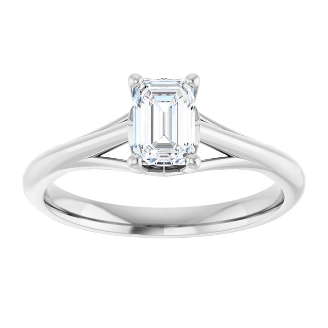 emerald-18K White gold