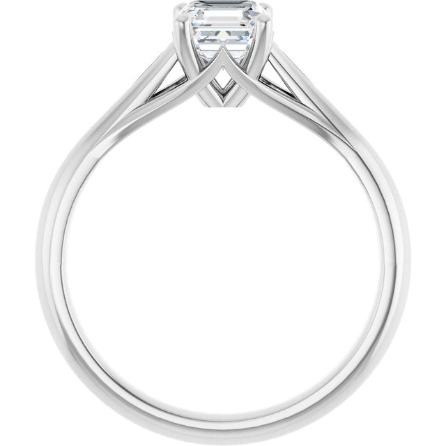 asscher-18K White gold