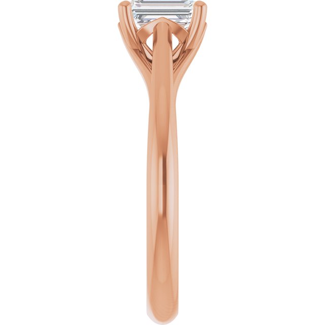 emerald-10K Rose gold