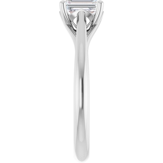 emerald-14K White gold