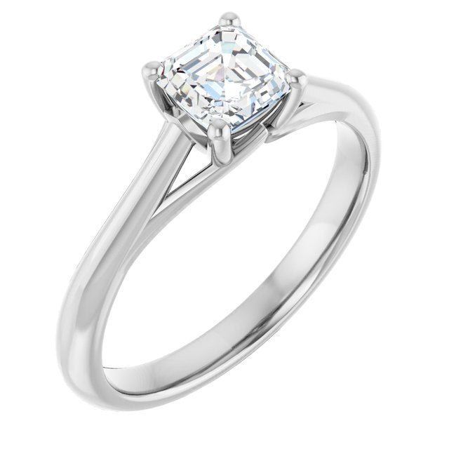 asscher-18K White gold