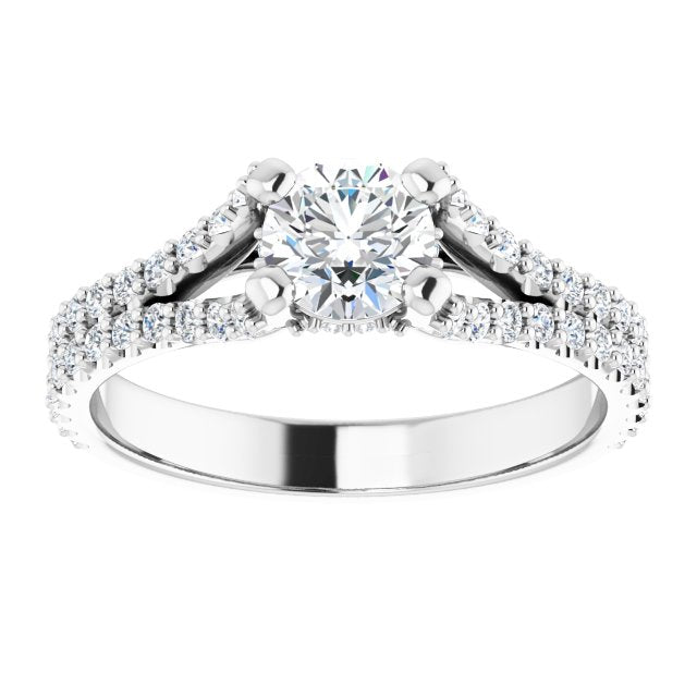 round-18K White gold