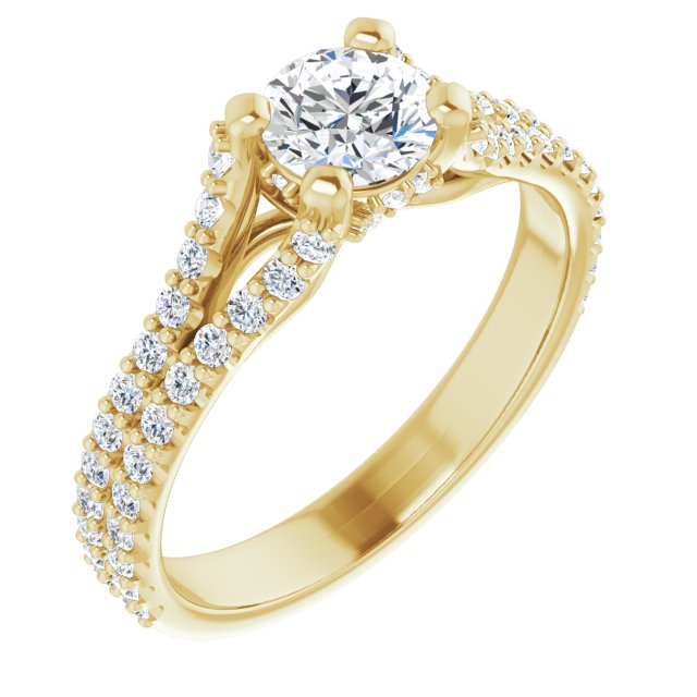 round-10K Yellow gold