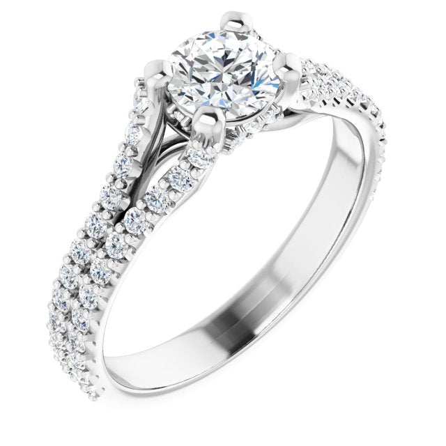 round-10K White gold