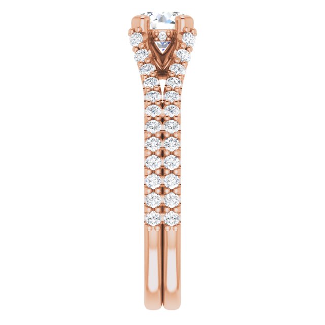 round-10K Rose gold