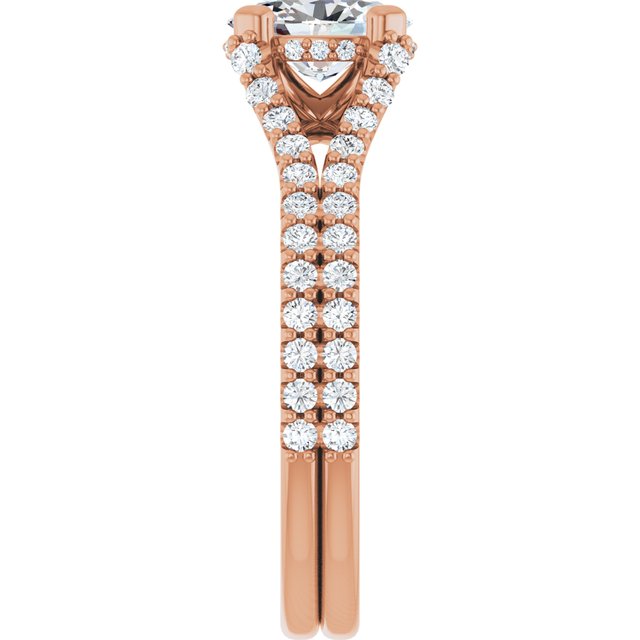 oval-18K Rose gold
