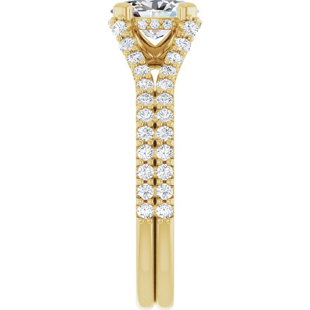 oval-18K Yellow gold