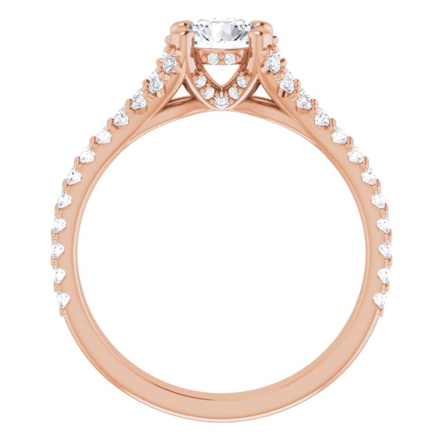 round-14K Rose gold