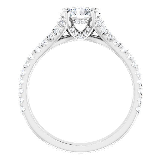 round-10K White gold