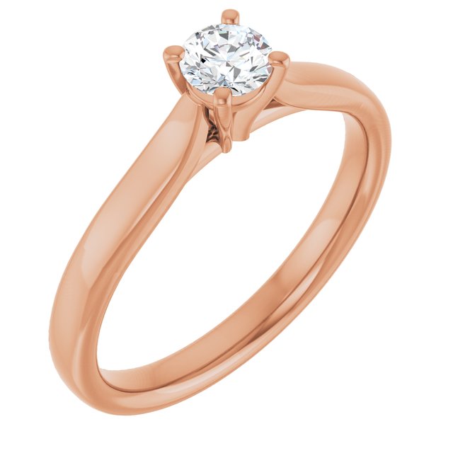 round-18K Rose gold