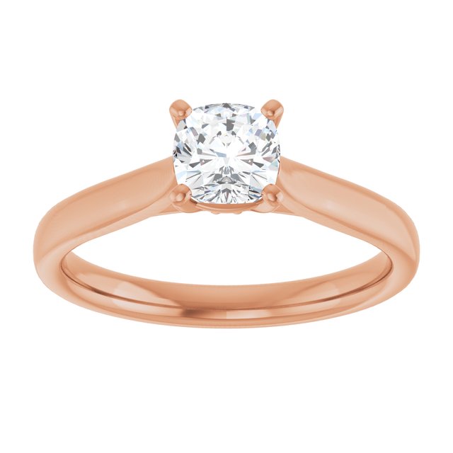 cushion-10K Rose gold