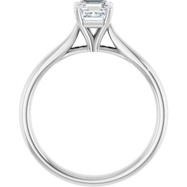 asscher-18K White gold