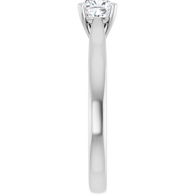 cushion-18K White gold