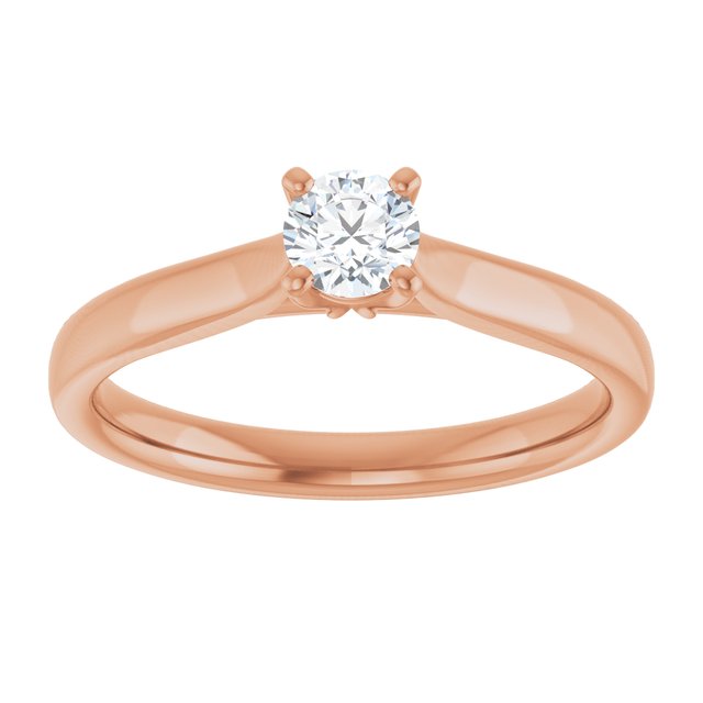 round-18K Rose gold