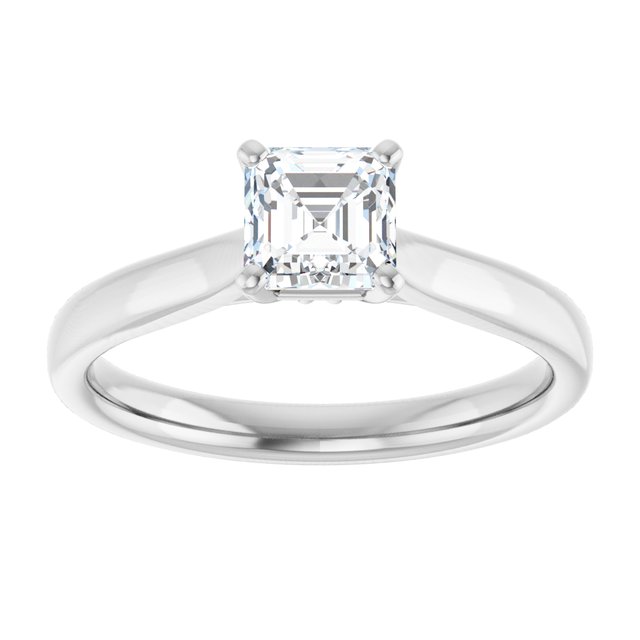 asscher-18K White gold
