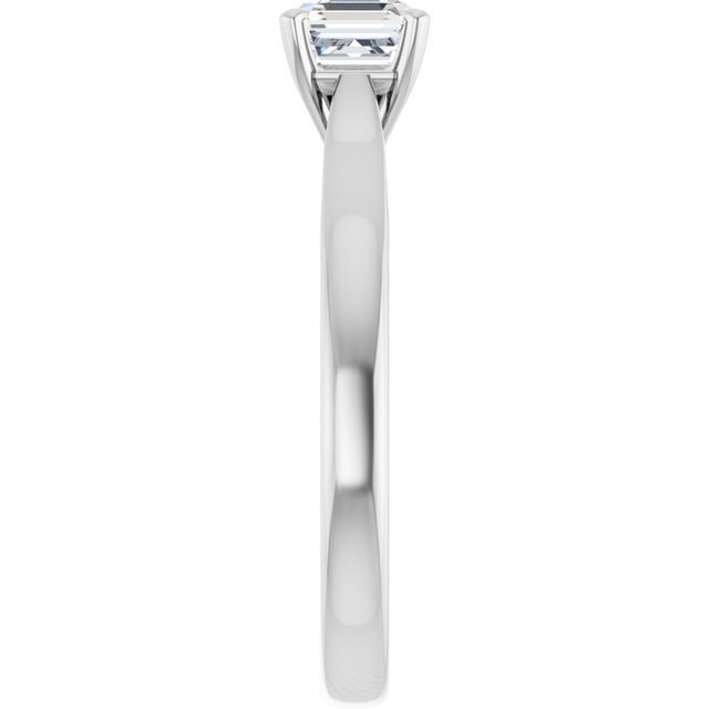 asscher-14K White gold