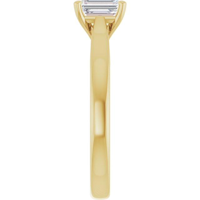 emerald-14K Yellow gold