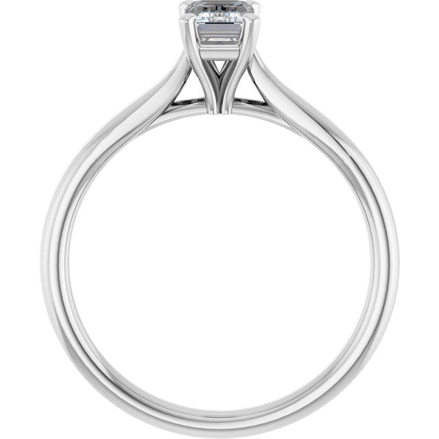 emerald-18K White gold