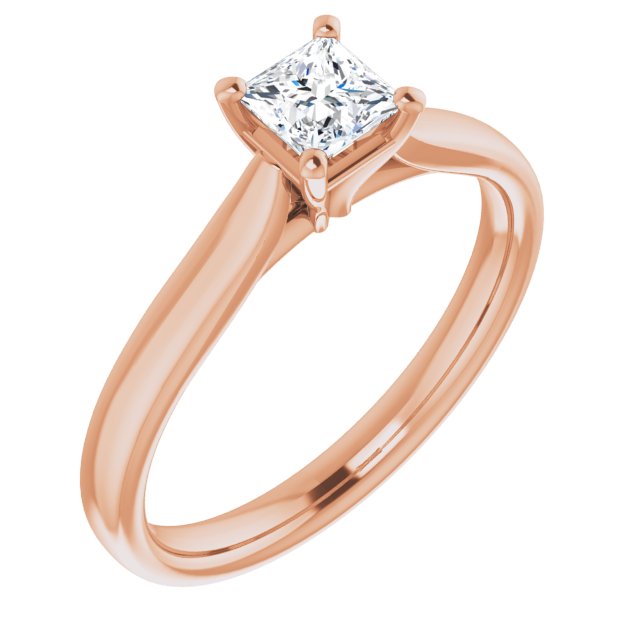 square-14K Rose gold