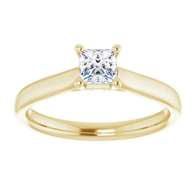square-10K Yellow gold