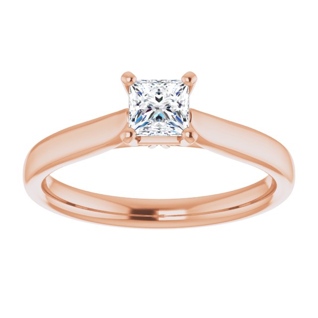 square-10K Rose gold