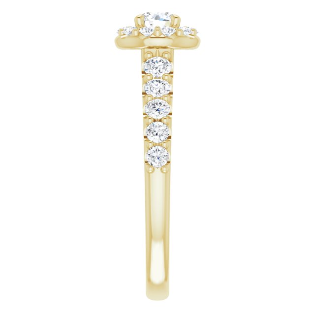 round-10K Yellow gold