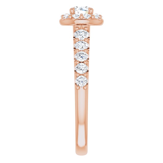 round-18K Rose gold