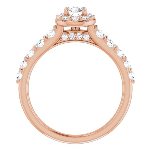 round-10K Rose gold