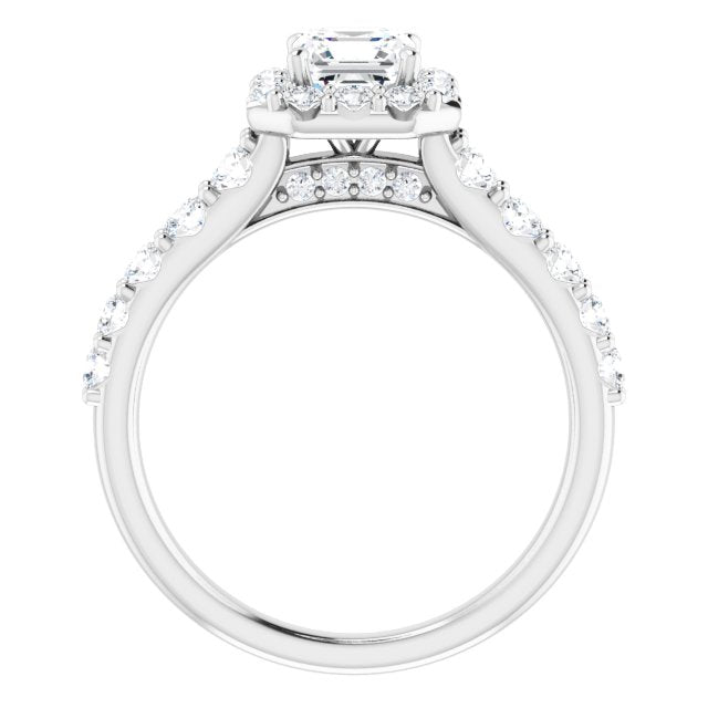 asscher-10K White gold