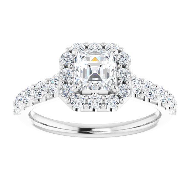 asscher-10K White gold