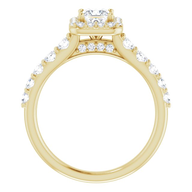 square-14K Yellow gold